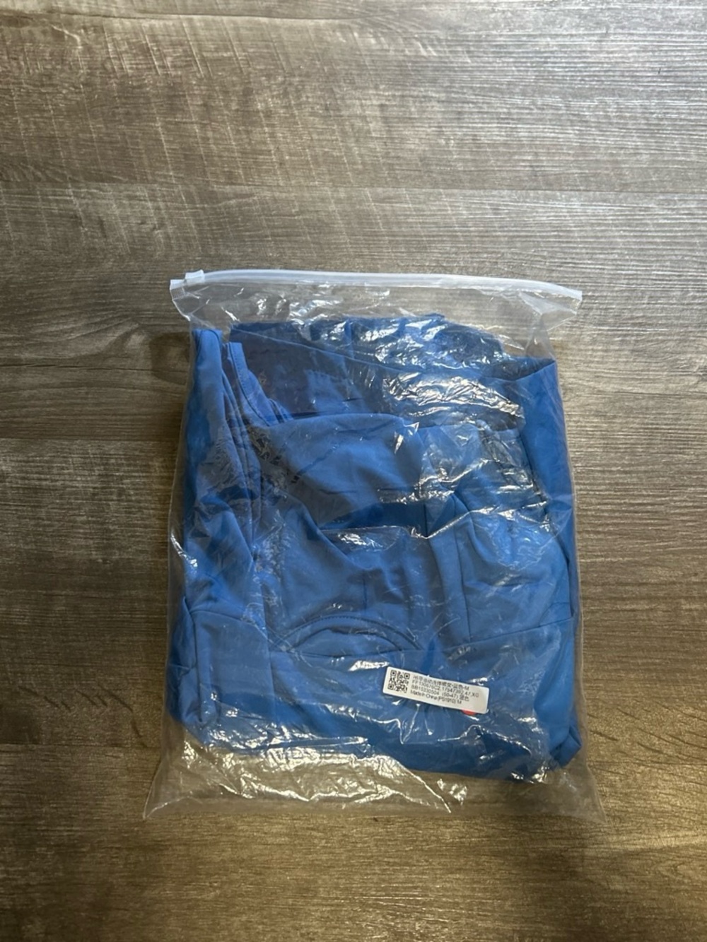 Medium Blue Active Romper with Smooth Stretch Fabric